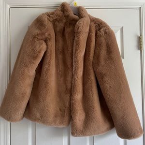 Faux fur coat